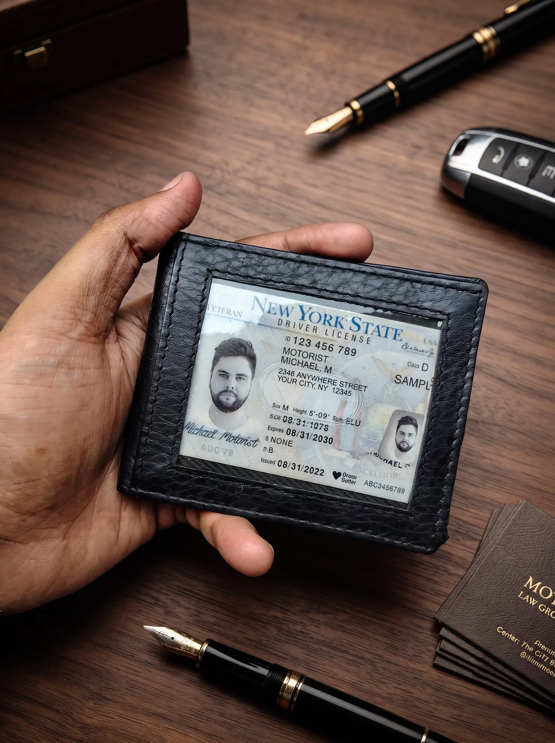 Money Clip Bifold Wallet With RFID Blocking - Image 5