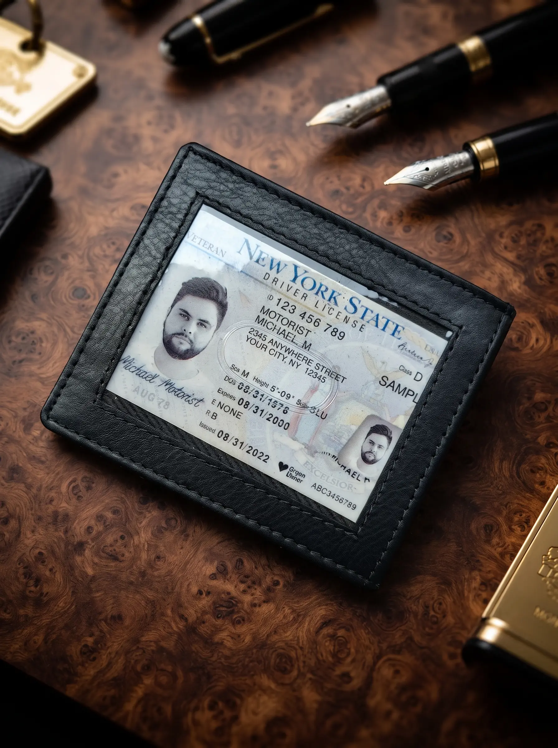 Money Clip Bifold Wallet With RFID Blocking - Image 6