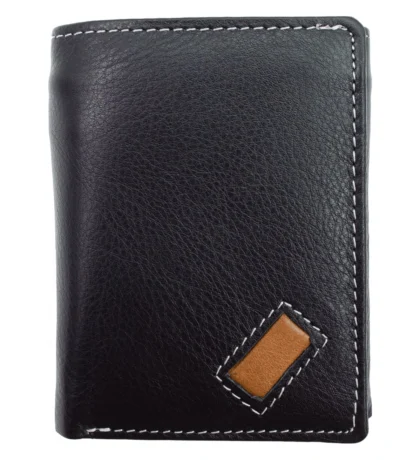 Trifold Wallet with Middle Flap