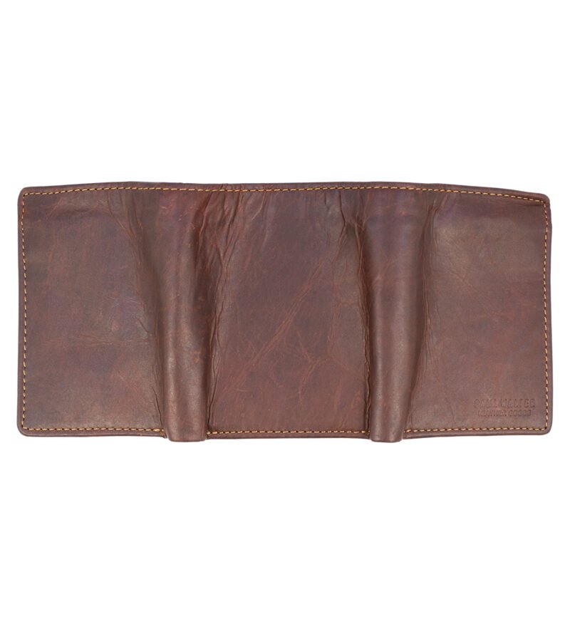 Paul Walter Trifold Vintage Wallet in premium genuine leather