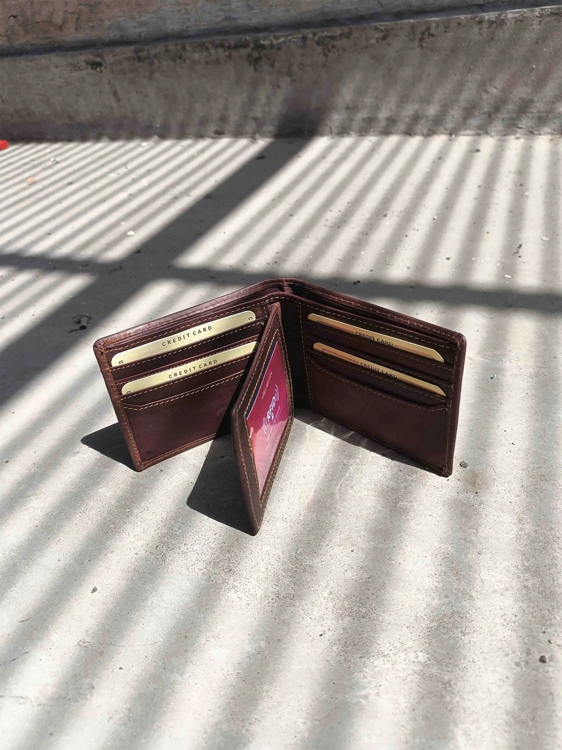 Bifold Hunter Wallet & Casual Dual Pins Belt Men’s Combo - (Pack of 2) - Image 6