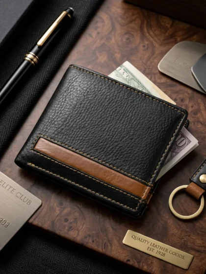 Bifold Wallet with Flap
