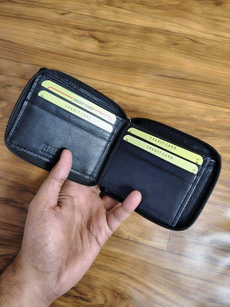 Zipper Wallet with Flap - Image 3
