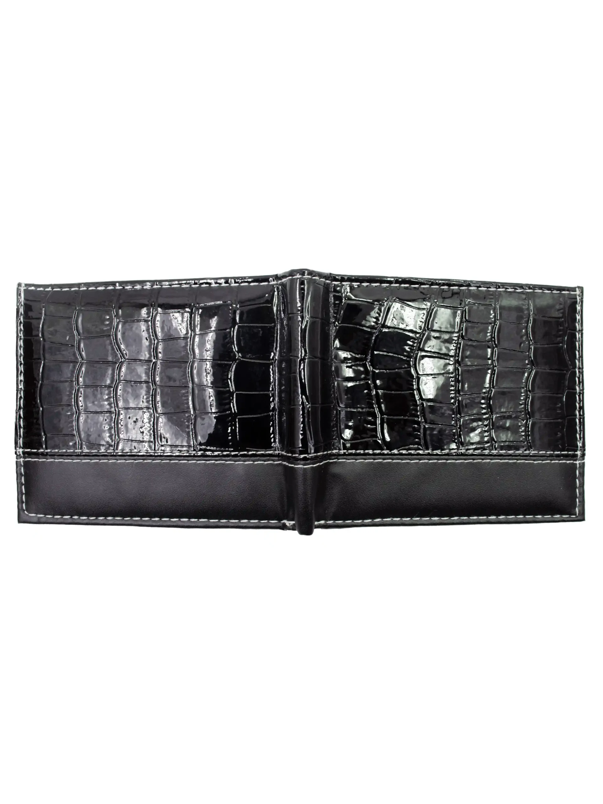 3D Crocodile Half Pattern Bifold Wallet - Image 2