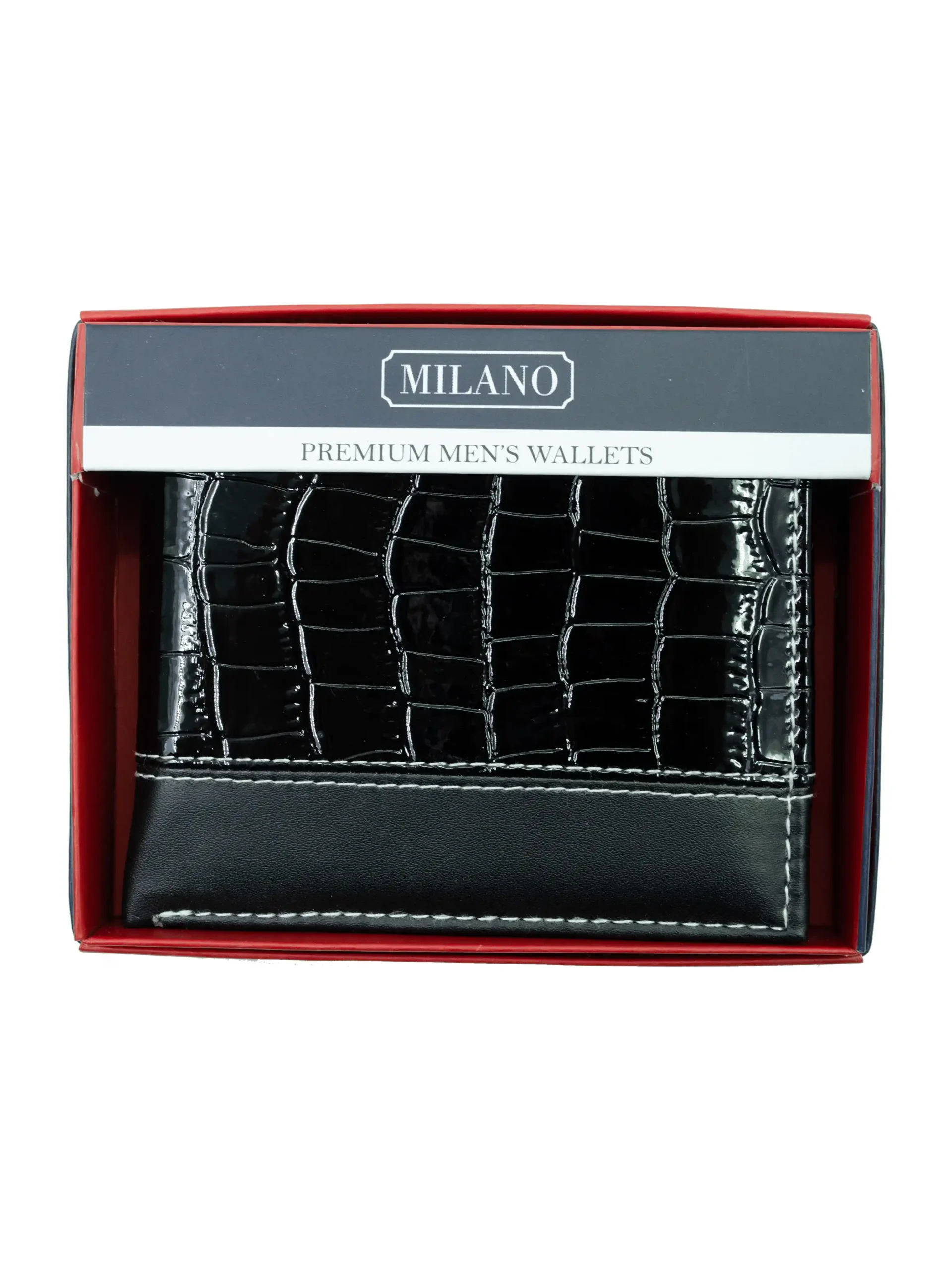 3D Crocodile Half Pattern Bifold Wallet - Image 5