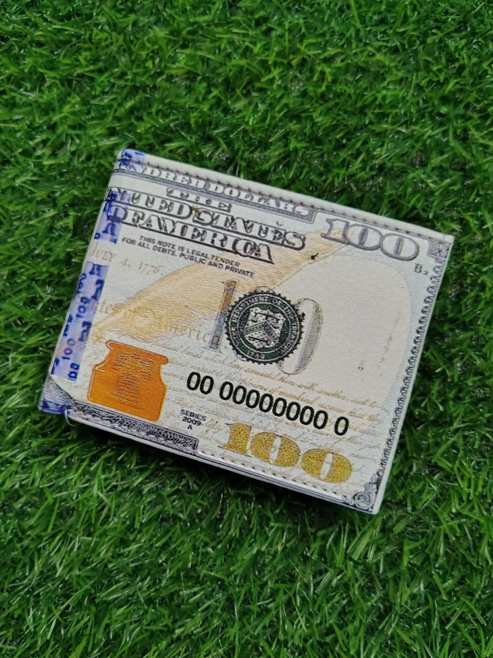 100 Dollar Print Bifold Wallet