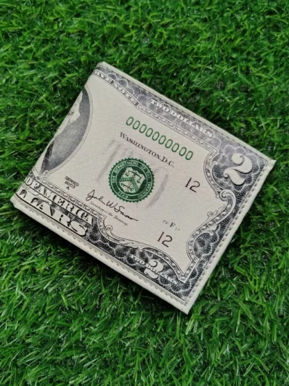 Two Dollar Printed Wallet