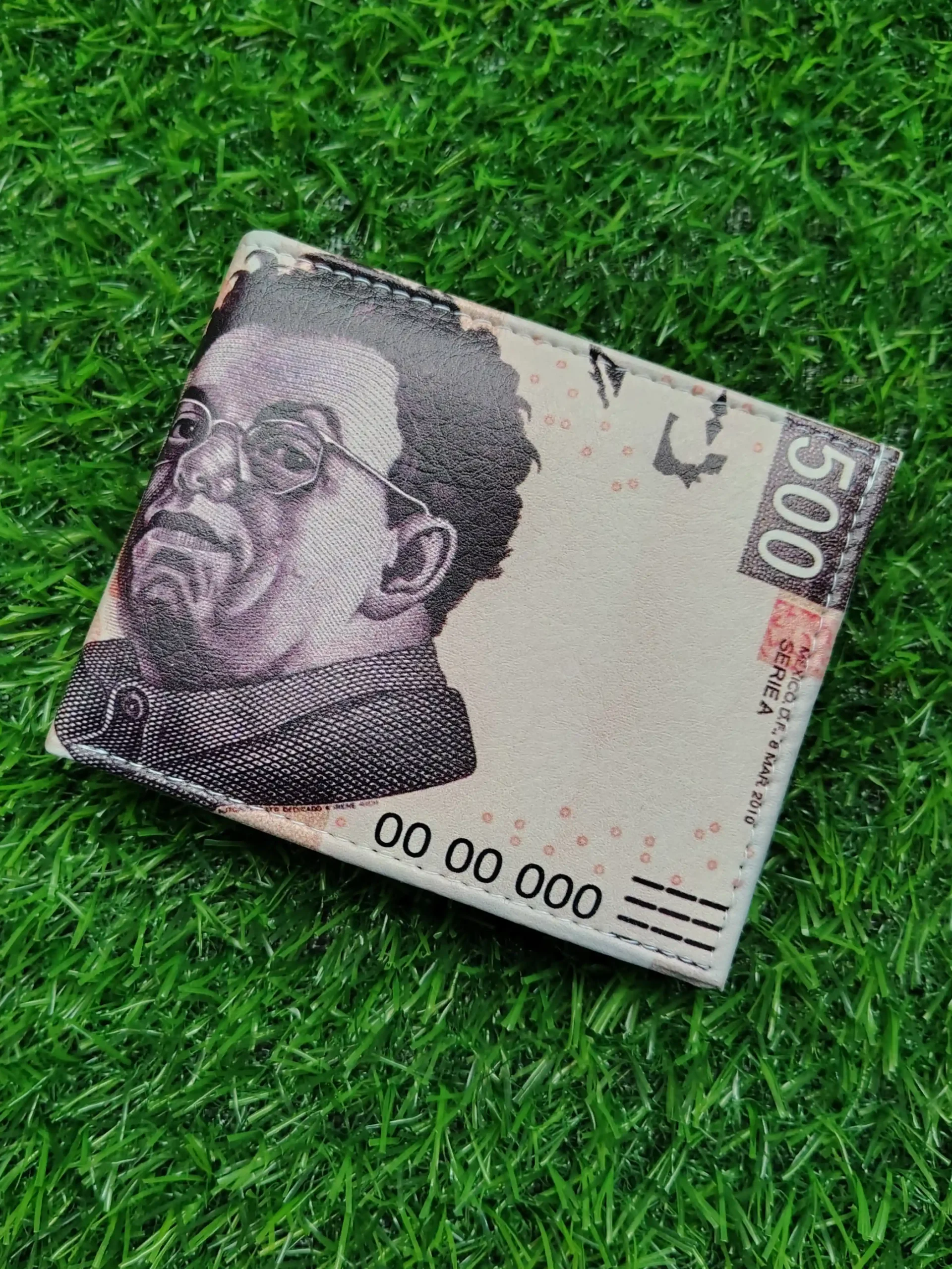 500 Mexican Pesos Print Bifold Wallet