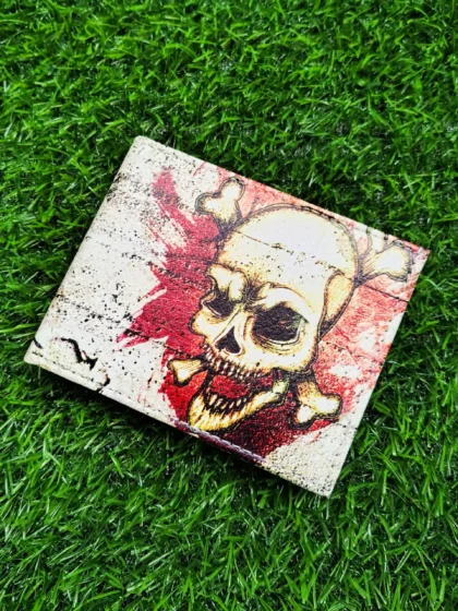 Evil Skull Printed Wallet