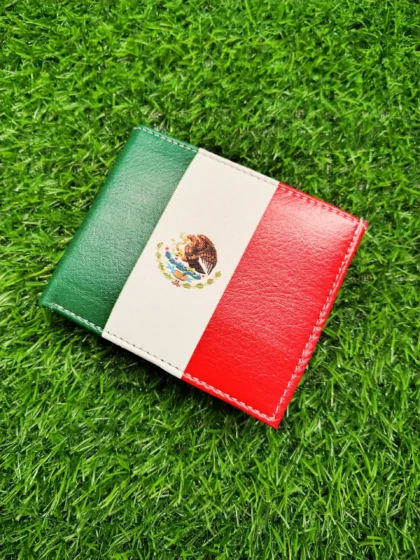 Mexican Flag Printed Wallet