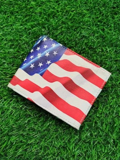 US Flag Printed Wallet