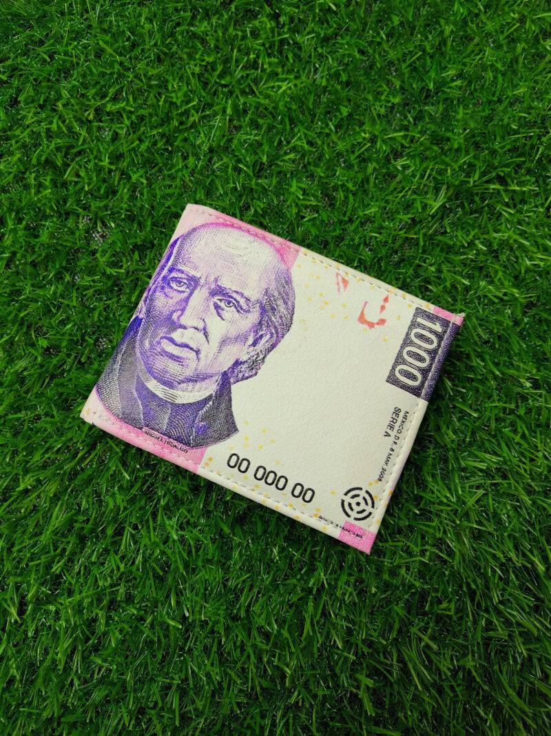1000 Mexican Pesos Print Bifold Wallet