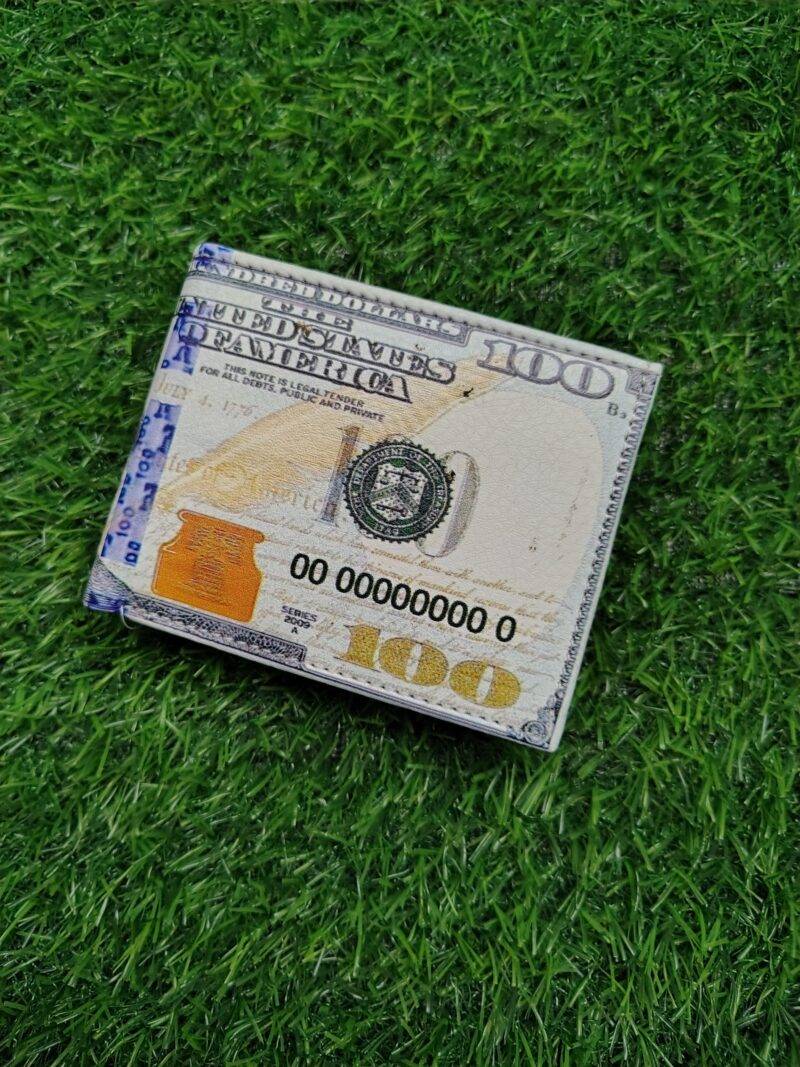 100 Dollar Print Bifold Wallet