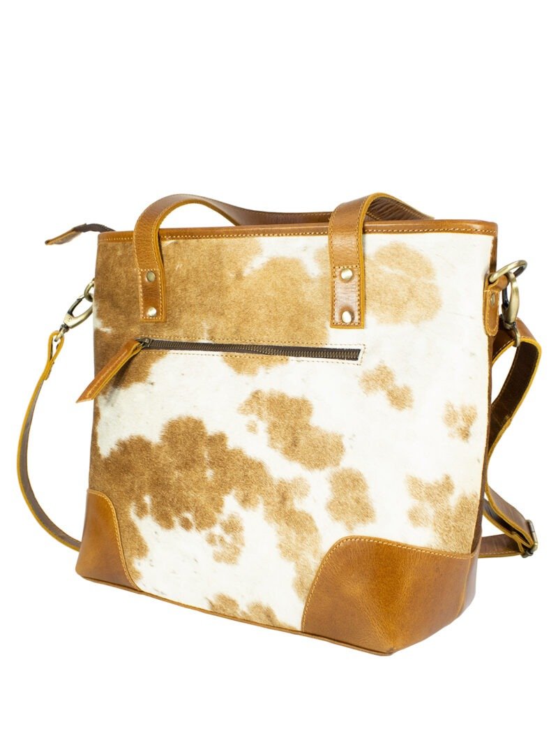 Western Hair On Ladies Sling Tote Handbag - Image 2