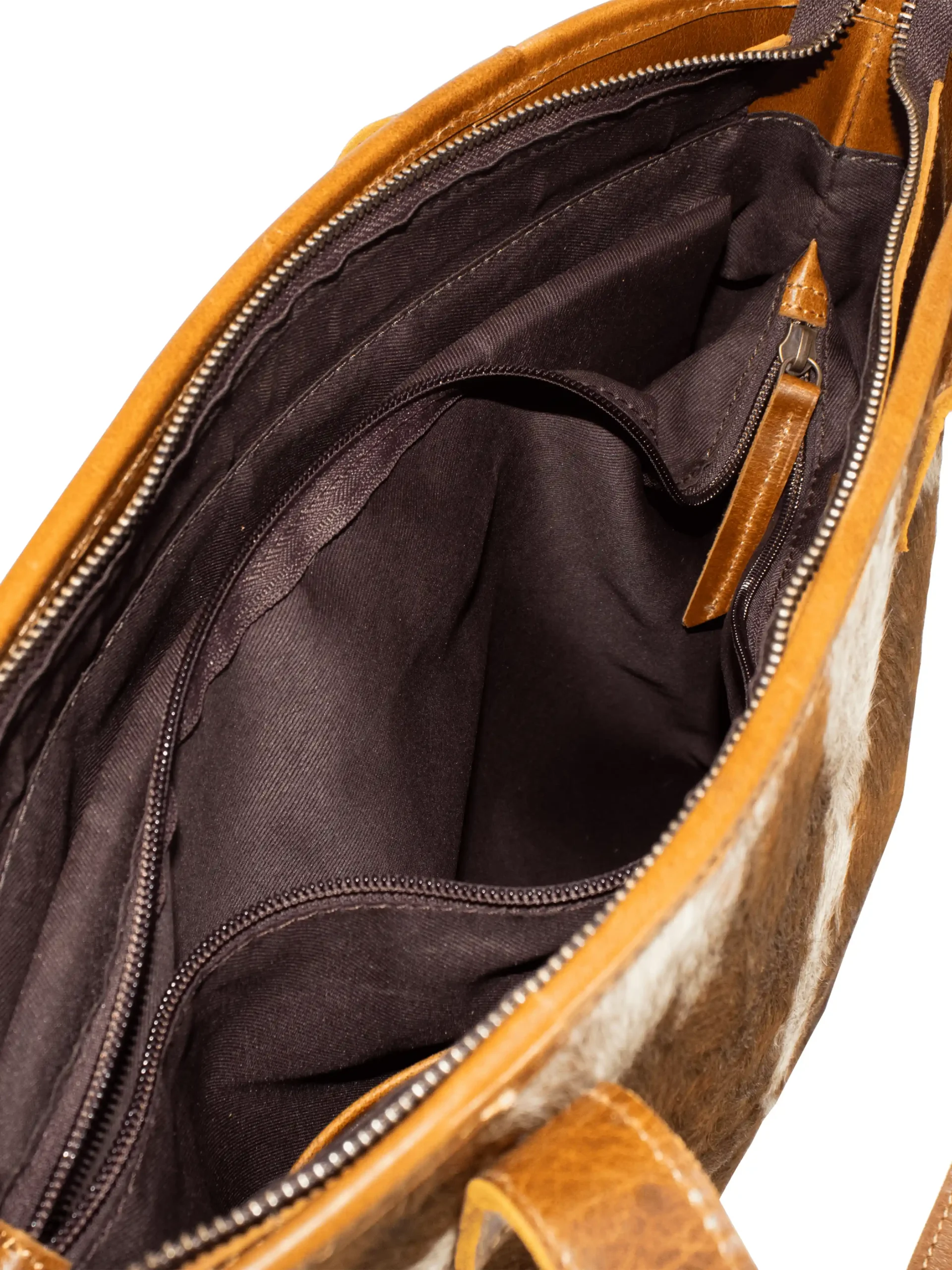 Western Hair On Ladies Sling Tote Handbag - Image 6