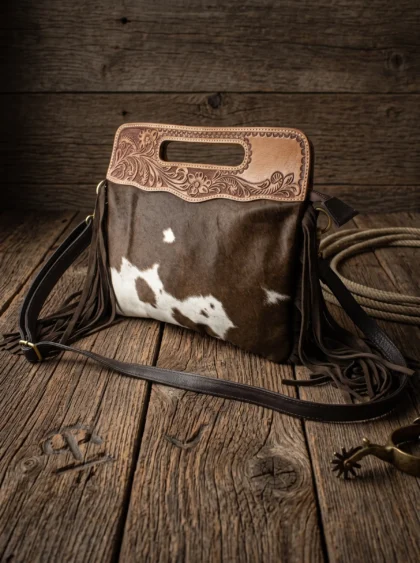 Western Classic Handcrafted Tooled Shoulder Bag
