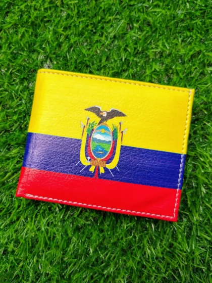 Ecuador Flag Printed Wallet