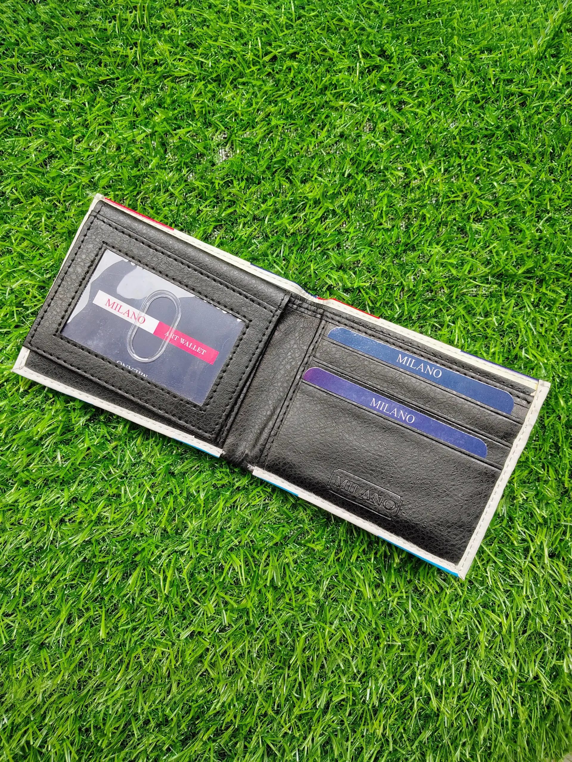 American & Guatemala Flag Print Bifold Wallet - Image 4