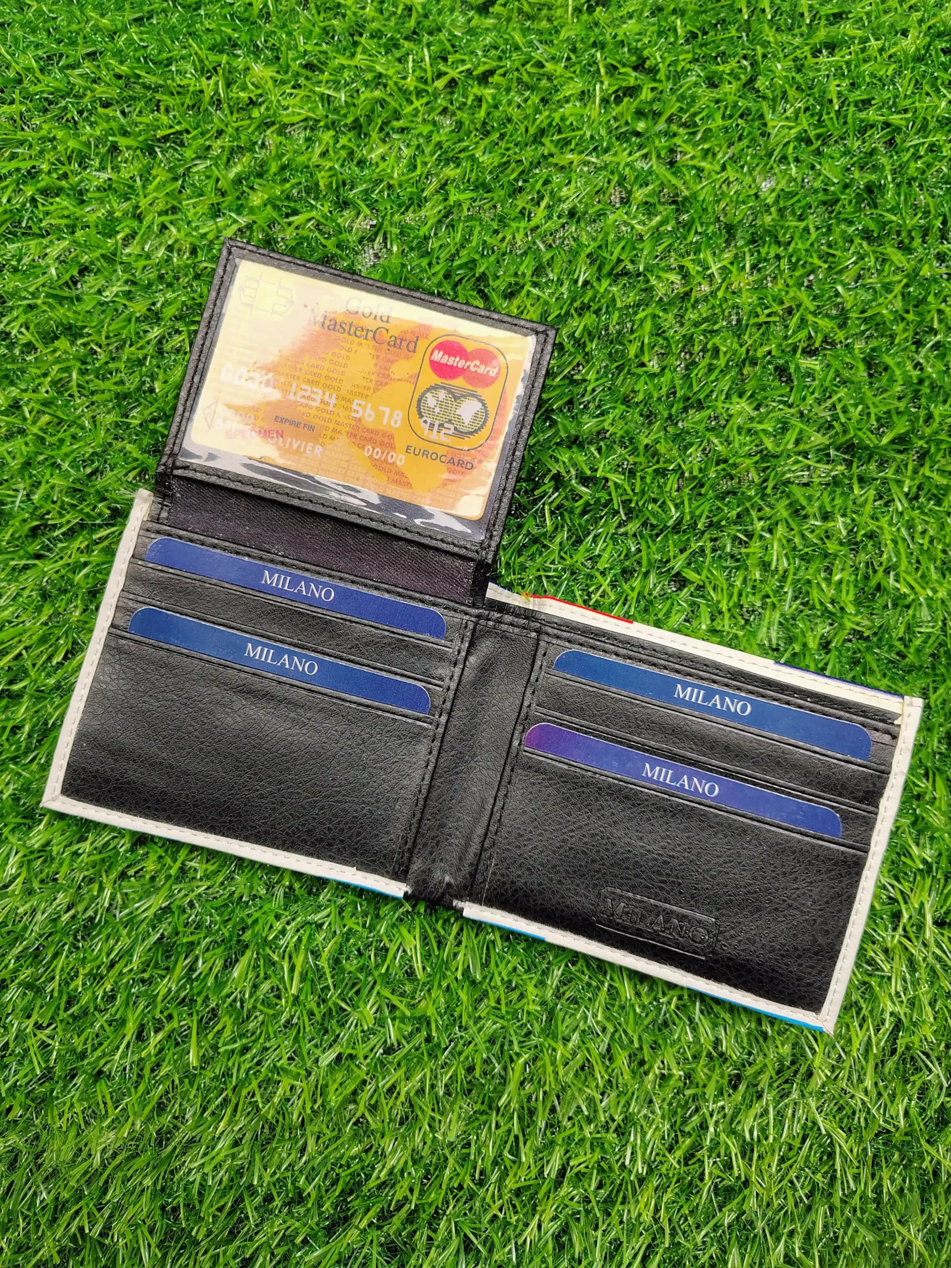 American & Guatemala Flag Print Bifold Wallet - Image 5