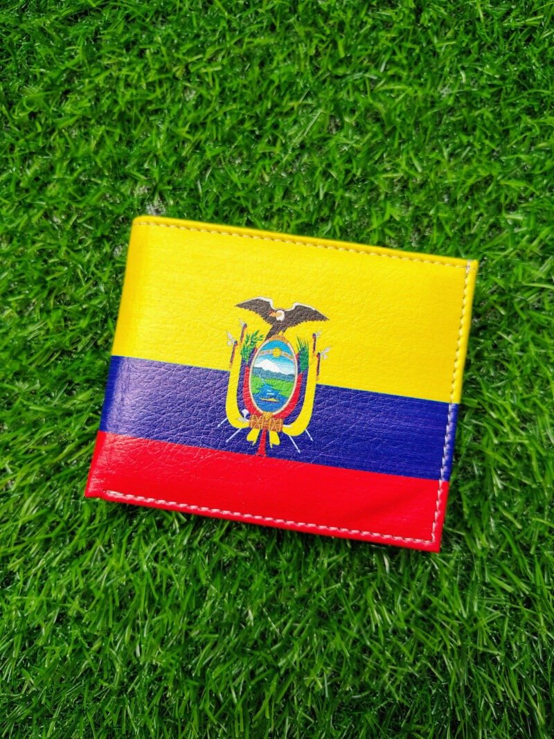 Ecuador Flag Print Bifold Wallet