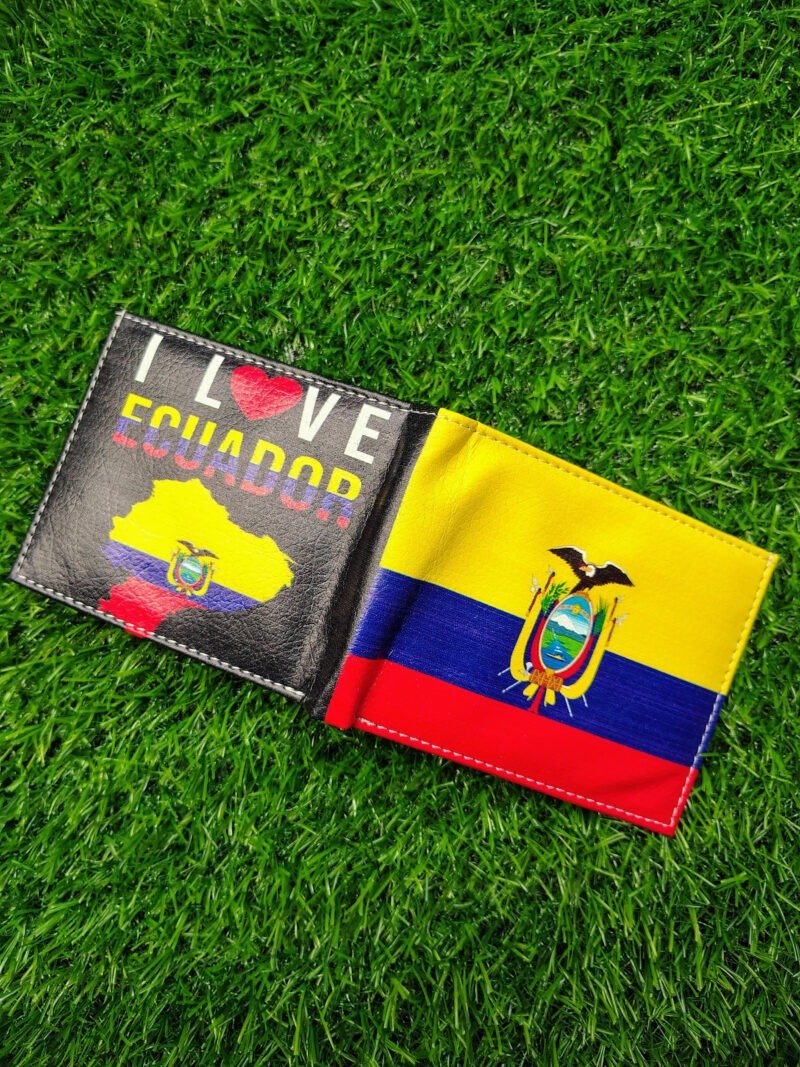 Ecuador Flag Print Bifold Wallet - Image 3