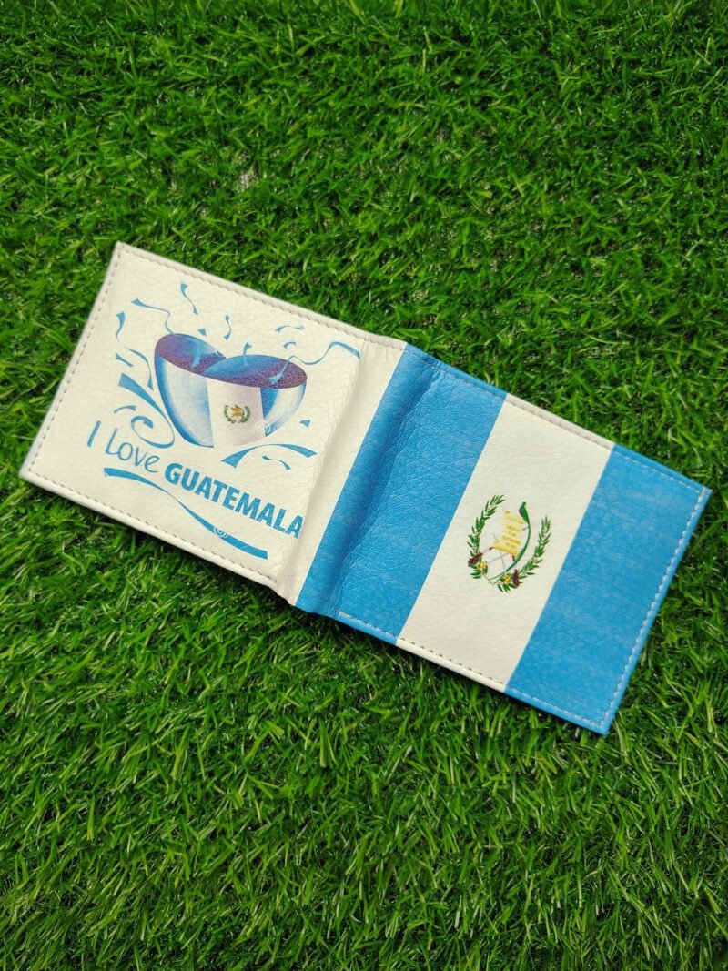 Guatemala Flag Print Bifold Wallet - Image 3