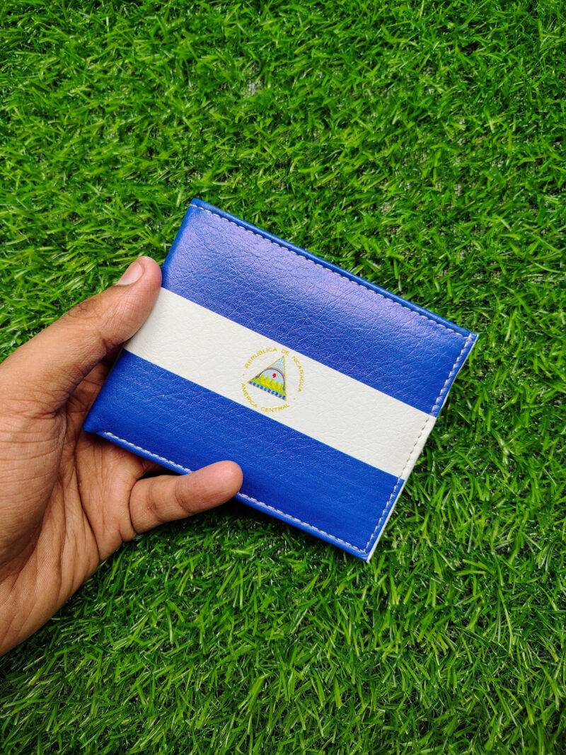Nicaragua Flag Print Bifold Wallet - Image 5