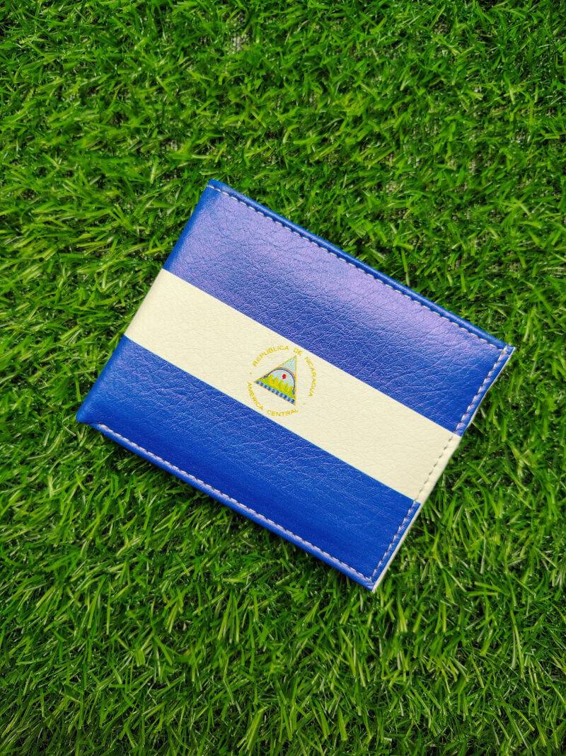Nicaragua Flag Print Bifold Wallet