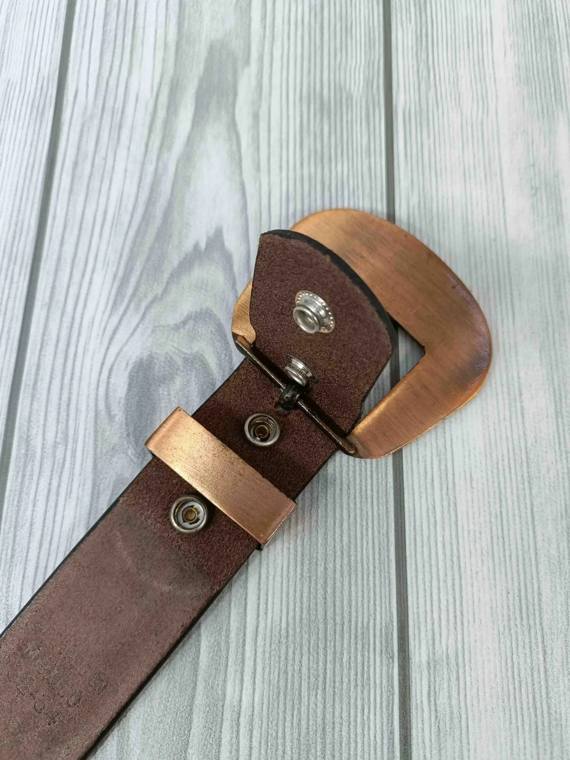 Aesthetic Floral Pattern Tooled Western Belt - Image 6