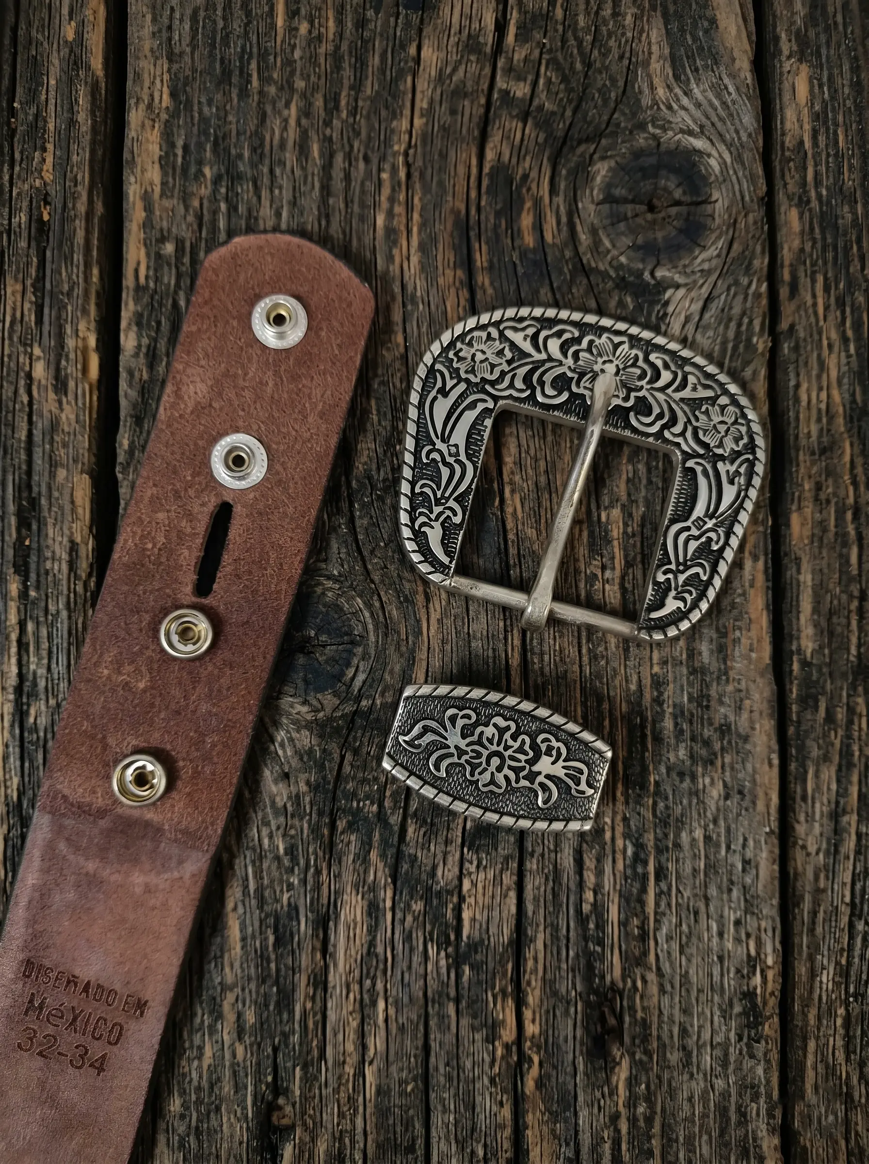 Artistry Floral Pattern Tooled Western Belt - Image 9