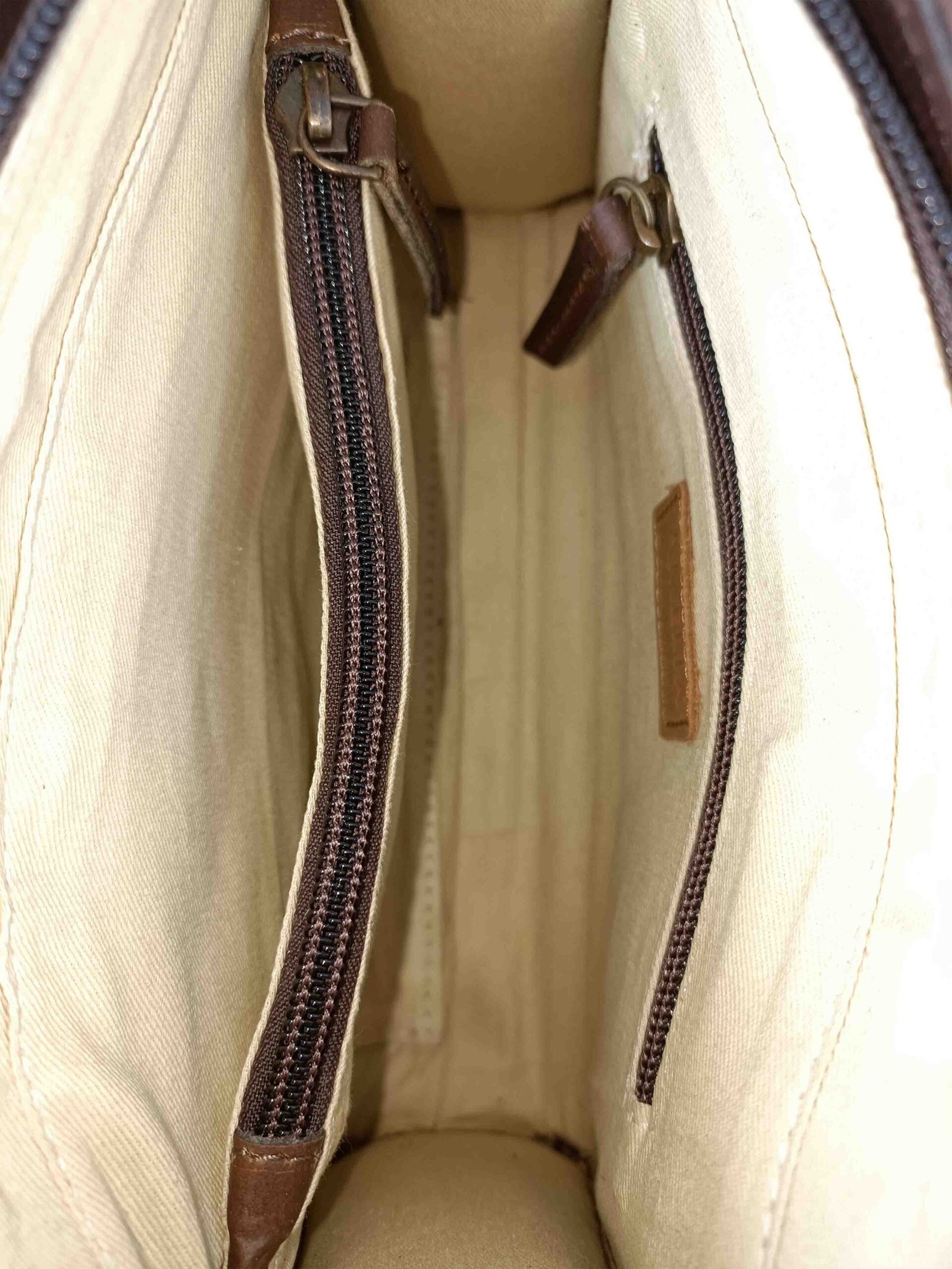 Hand-Tooled & Hair-On Leather Shoulder Bag - Image 6