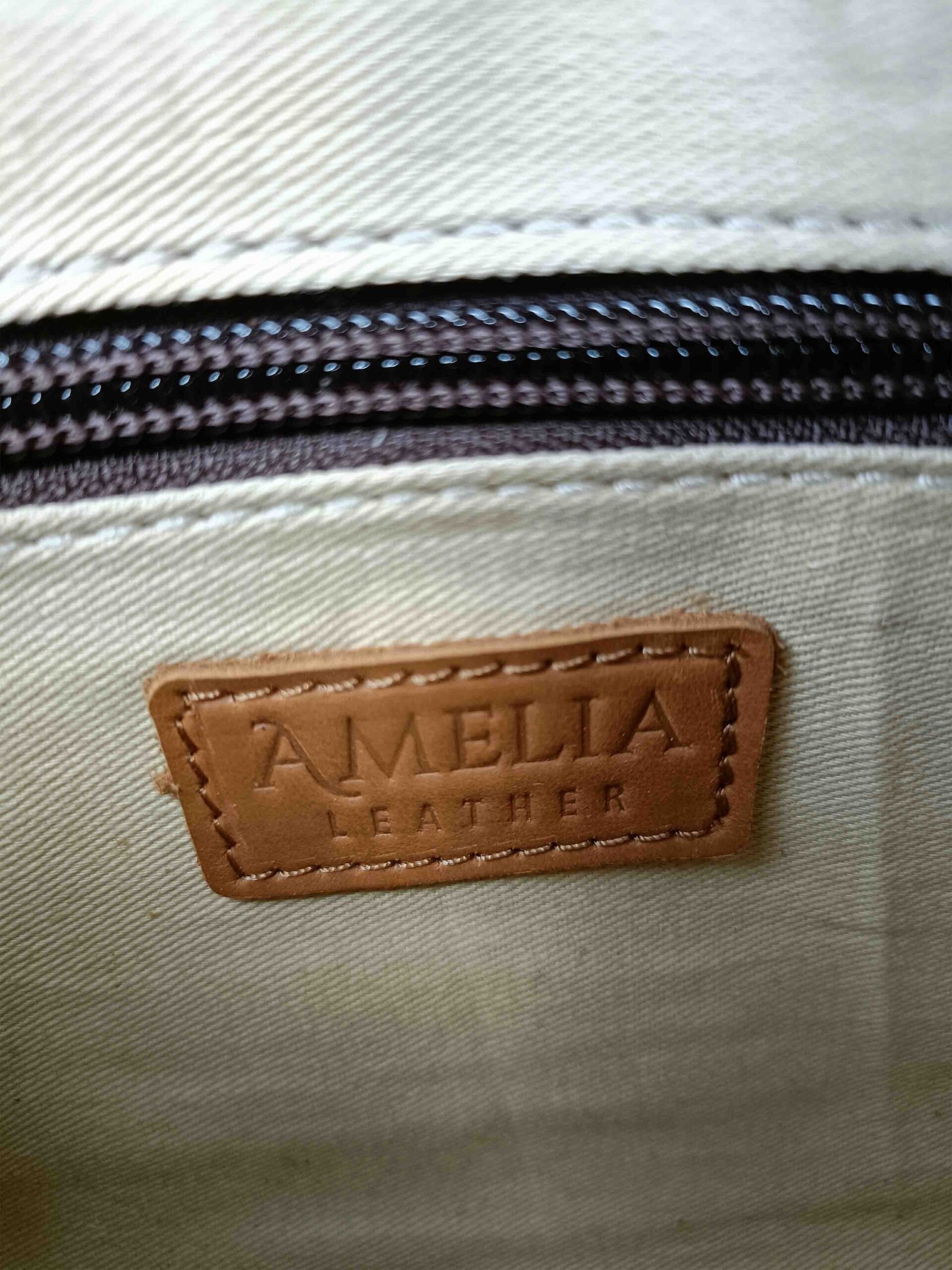 Hand-Tooled & Hair-On Leather Shoulder Bag - Image 7