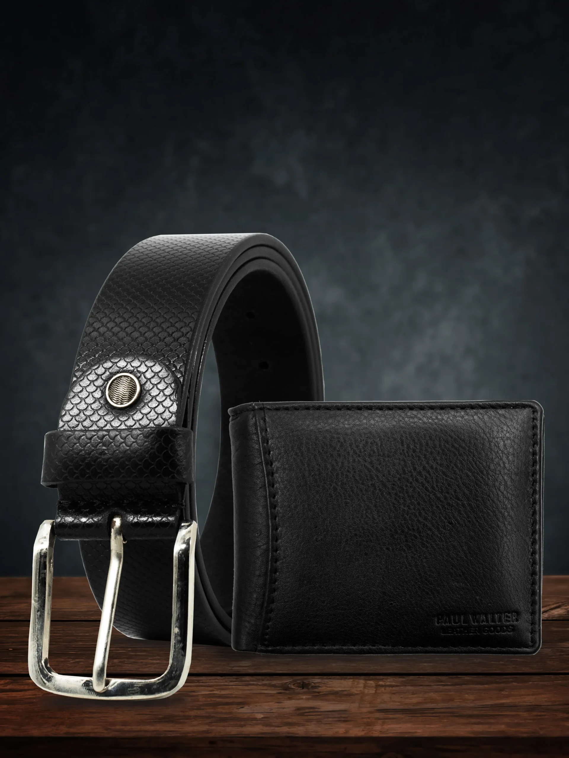 Bifold Wallet & Formal Belt Men’s Combo - (Pack of 2)